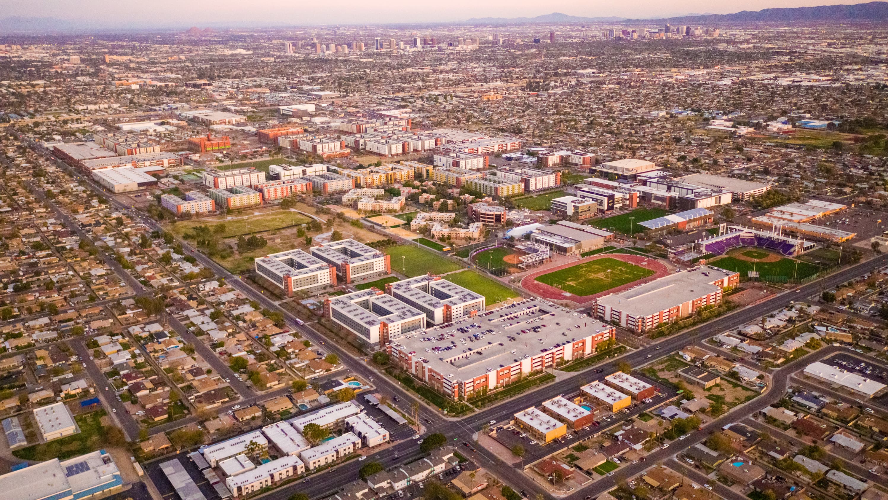 GCU campus aerial view