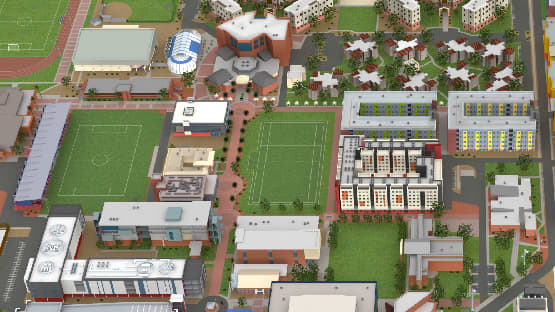 GCU Campus Map Illustration