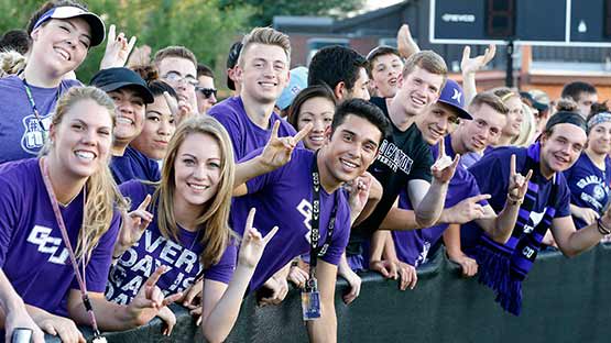 GCU students at March to Match event