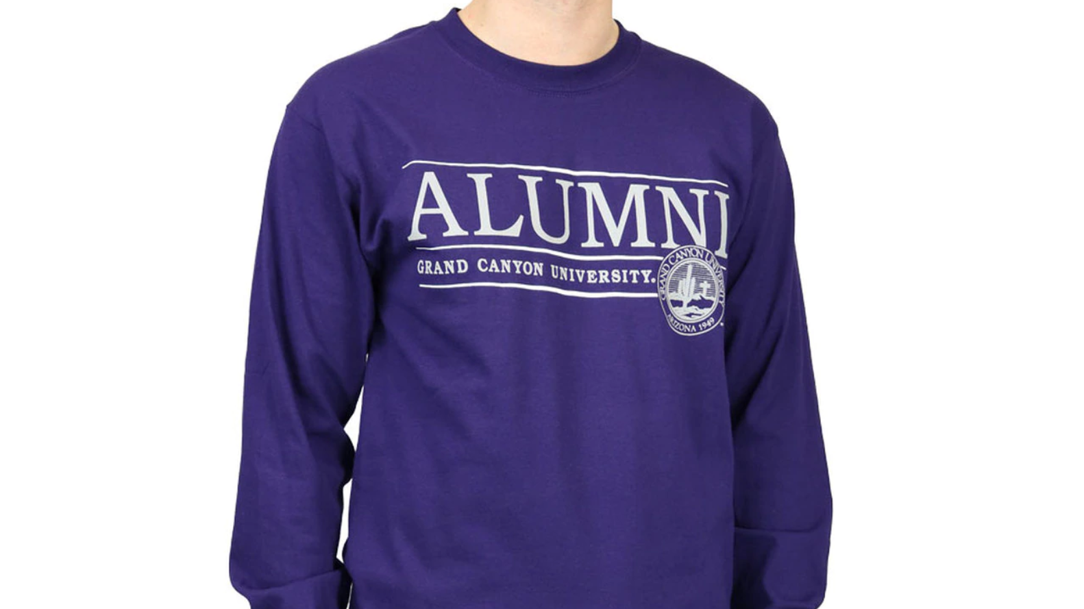 Champion Men's Alumni Grand Canyon University Seal Long Sleeve Tee