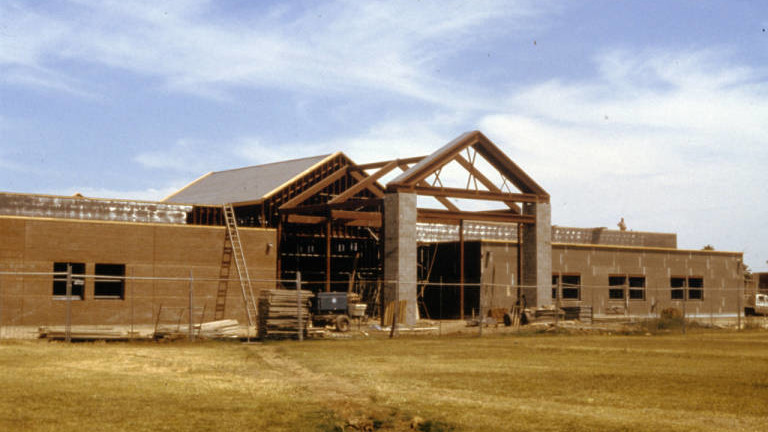 Construction of The Samaritan College of Nursing Building, 1980s