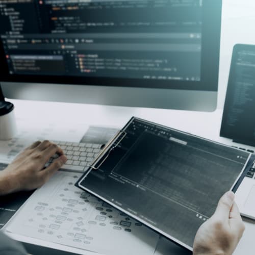 coding on iPad and computer