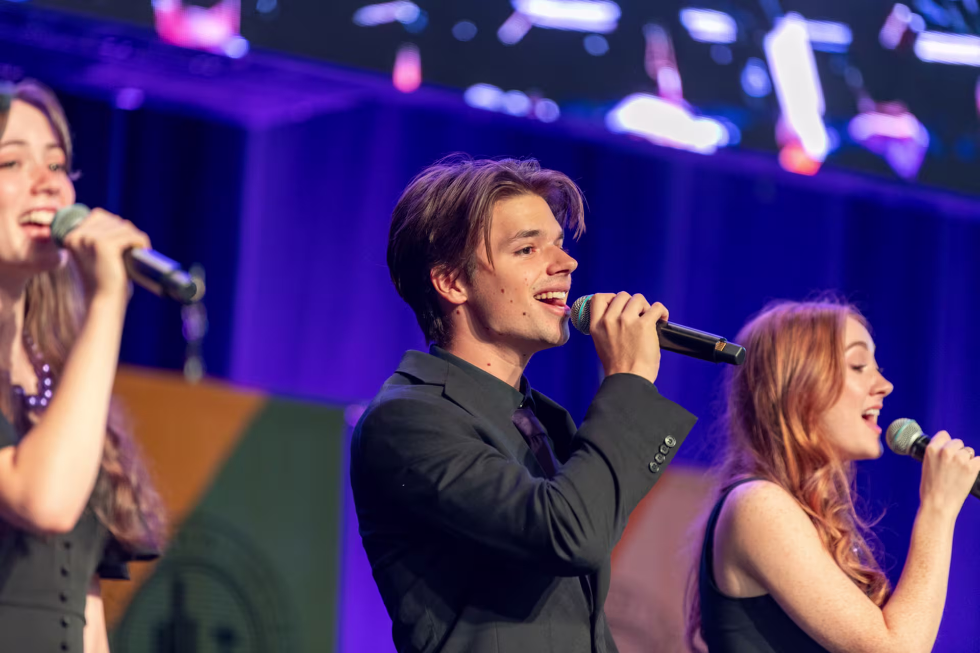 GCU students performing in a vocal ensemble, highlighting voice performance opportunities.