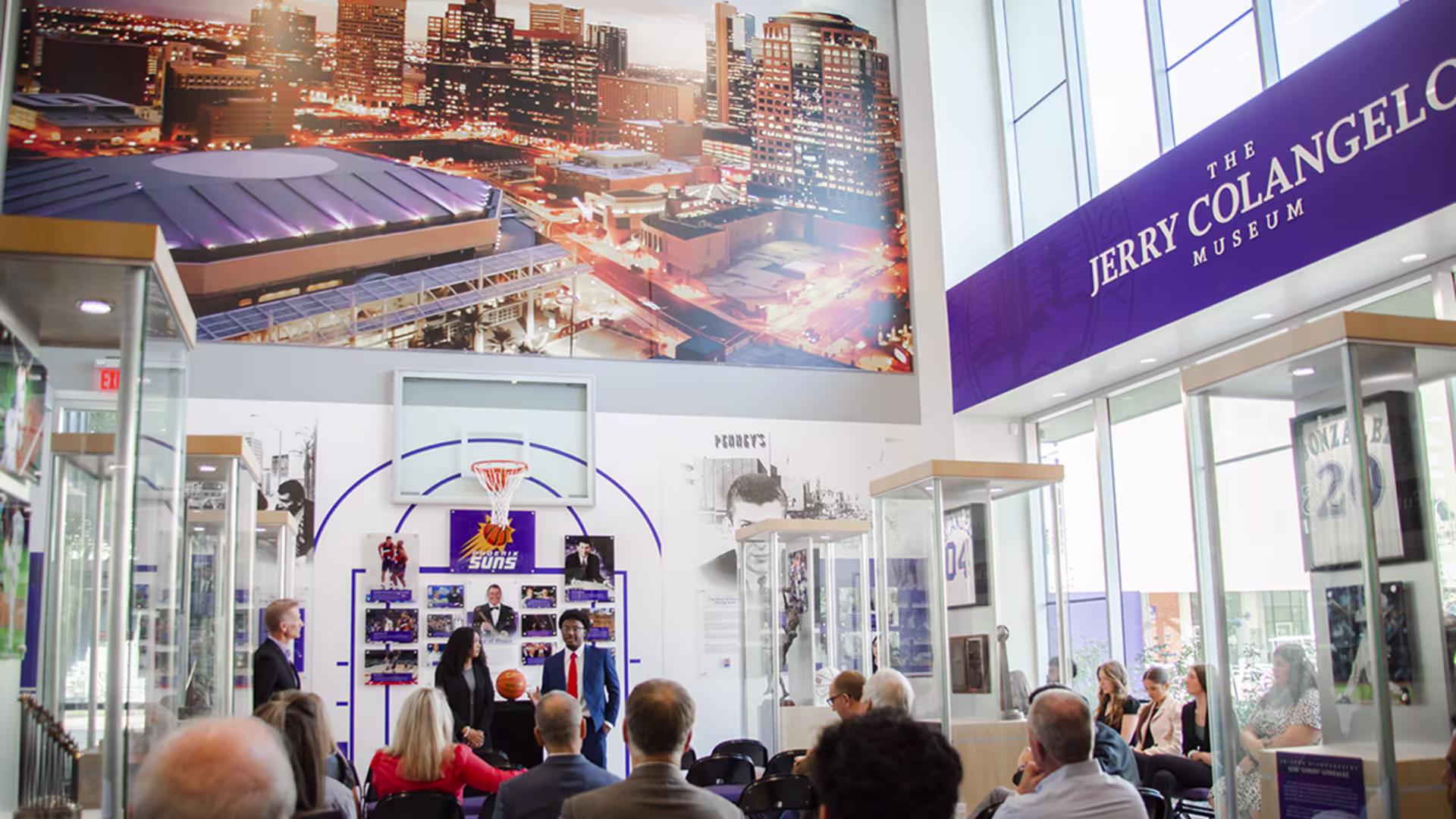 Inside of the Jerry Colangelo Museum