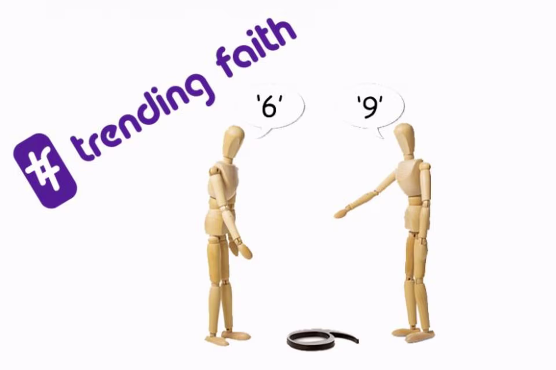 Two figures disagreeing