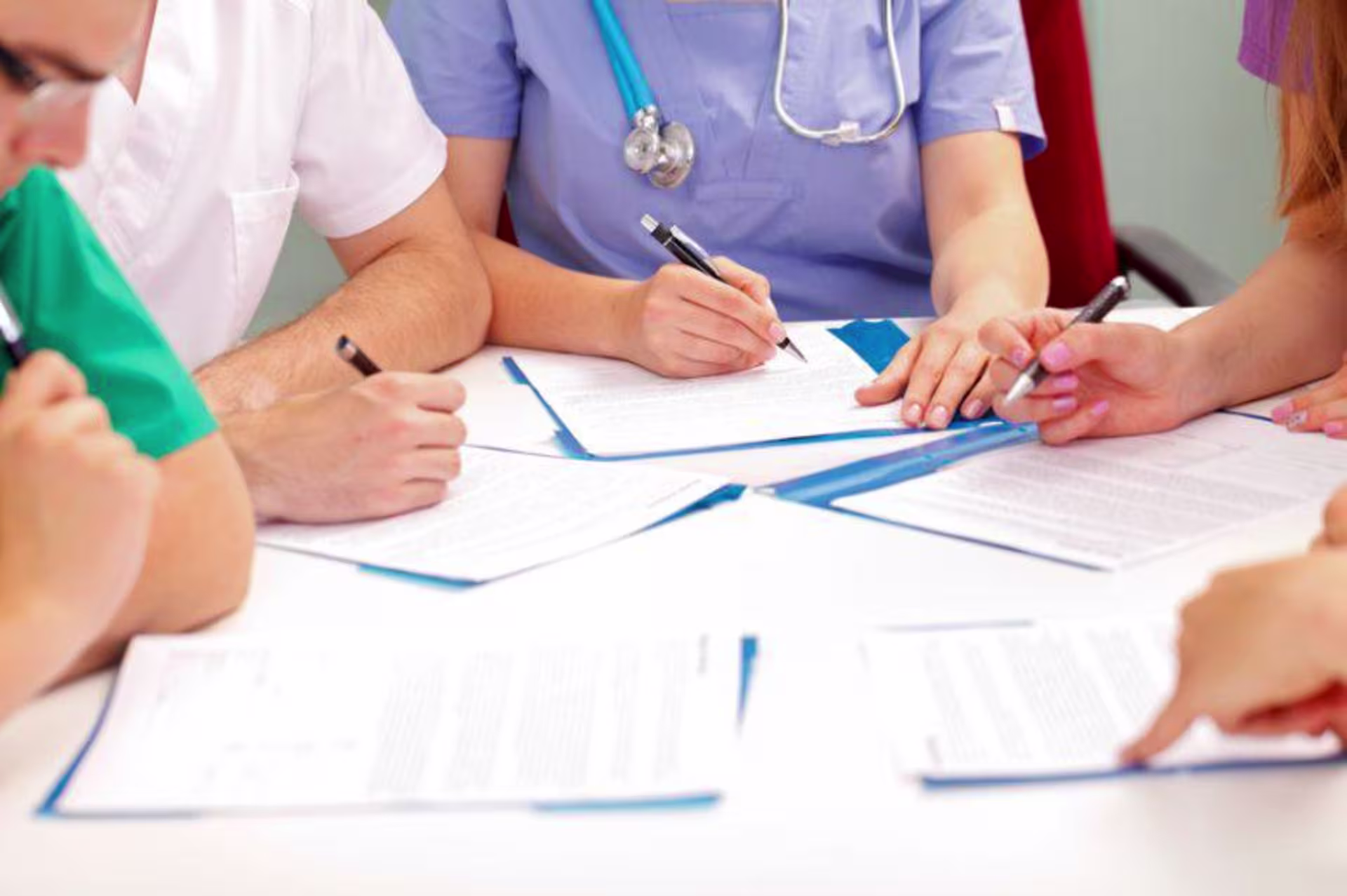 nursing students studying for their HESI