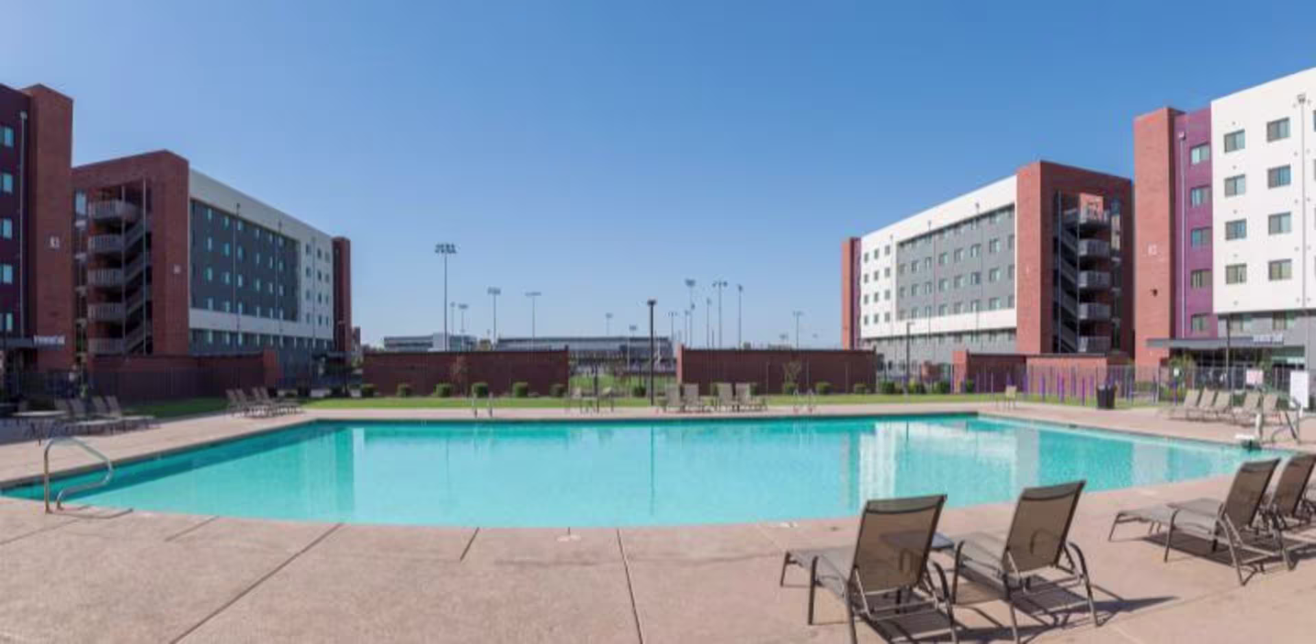 GCU pool and dorms