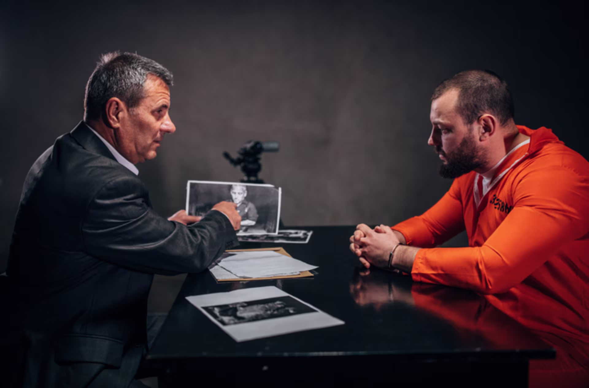 A probation officer and his client 