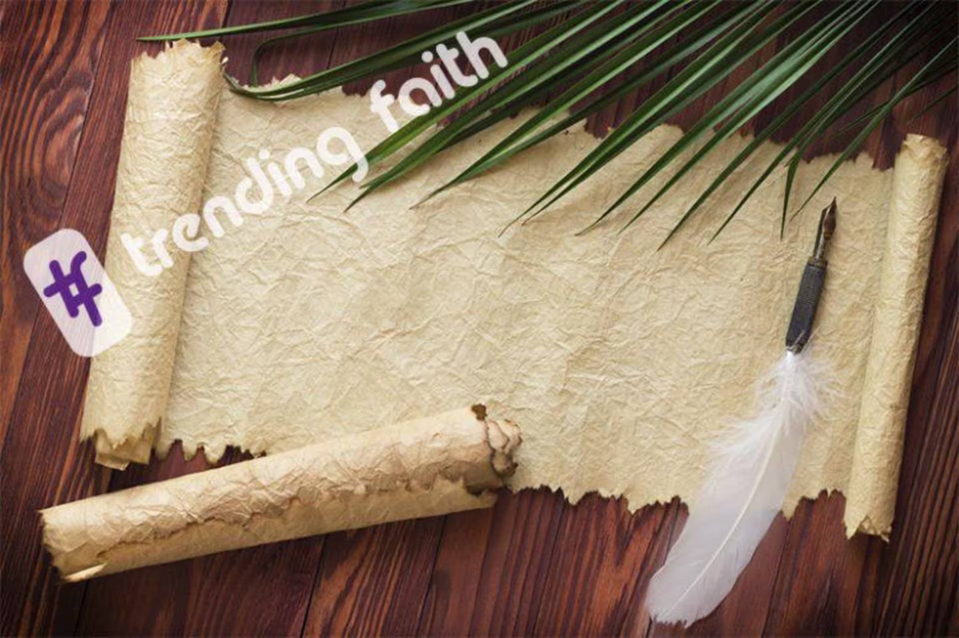 scroll and feather pen