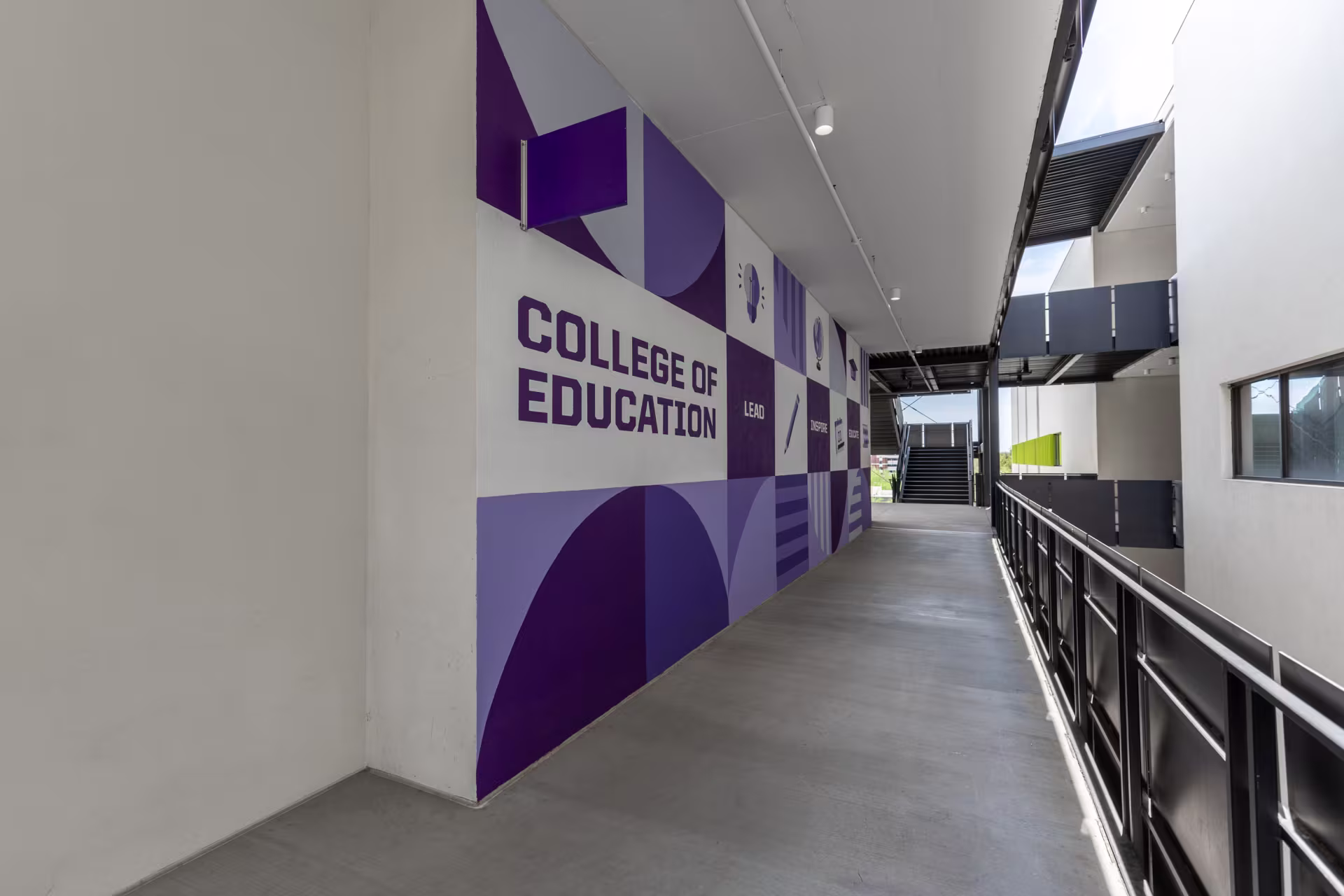 college of education building entrance