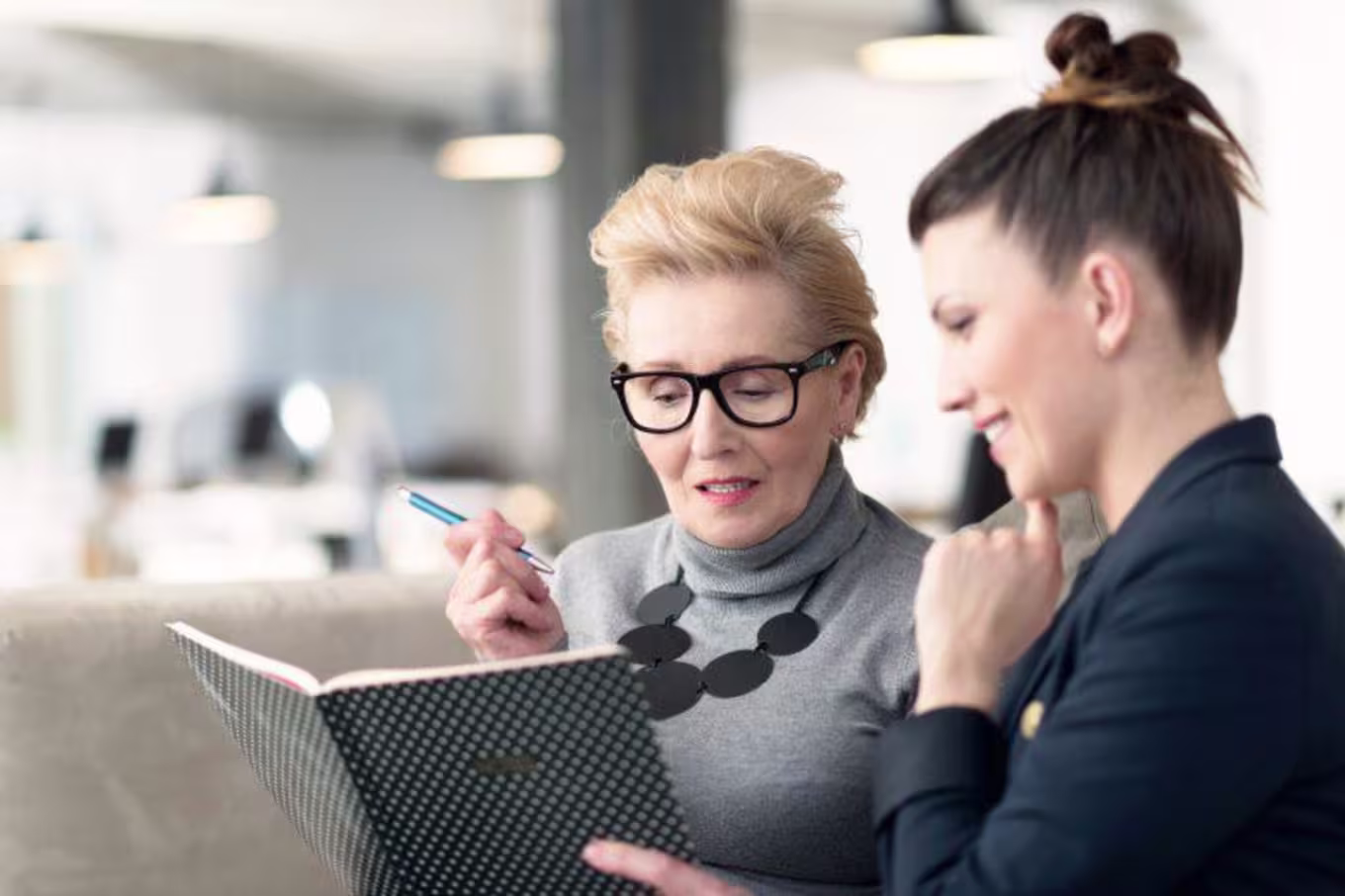 A life coach working with a client