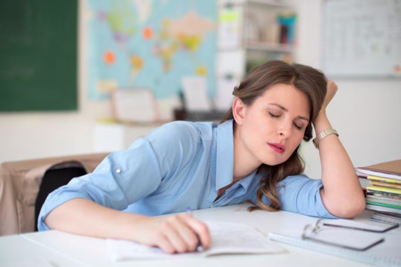 a teacher burned out