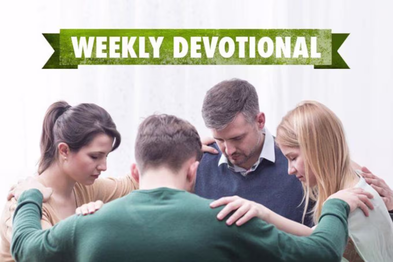 group of people praying