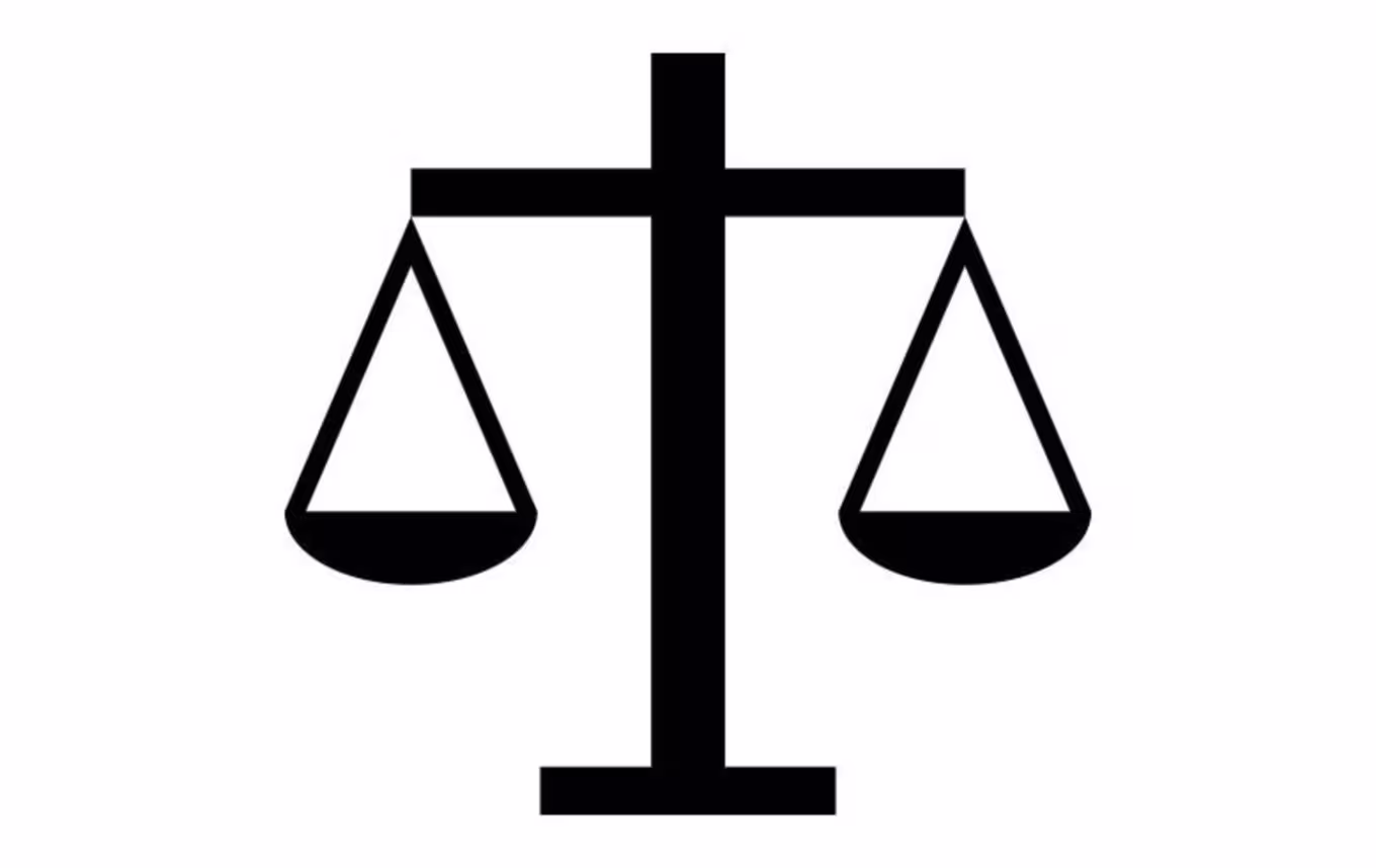 icon of a balance scale
