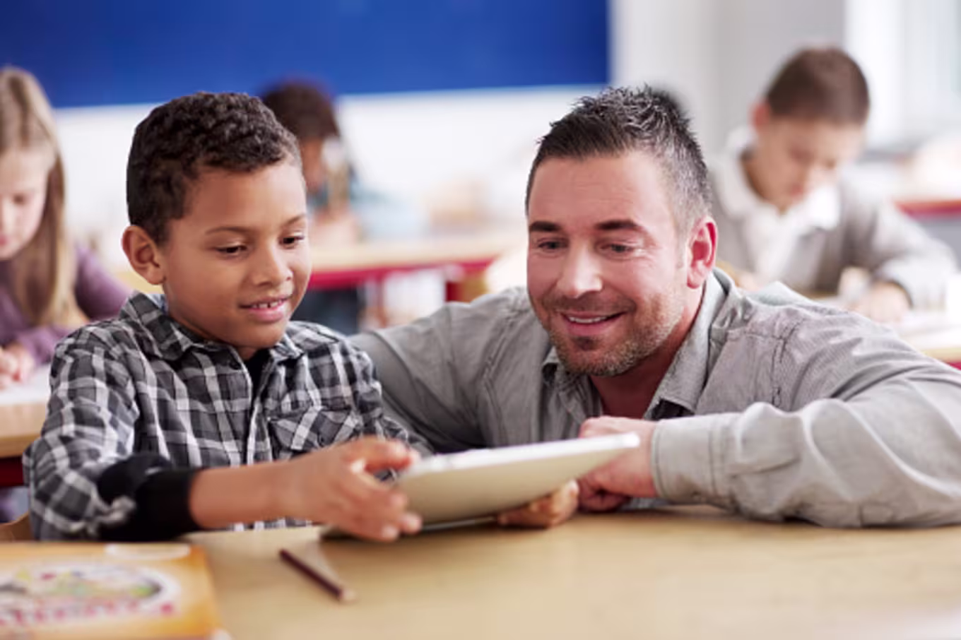 A educator teaching about literary success