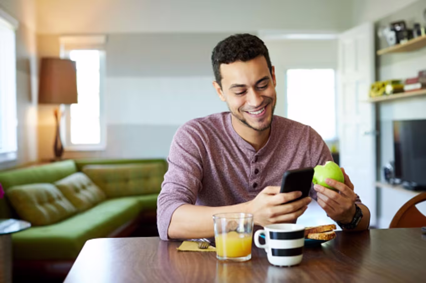 man making plans for improving emotional health