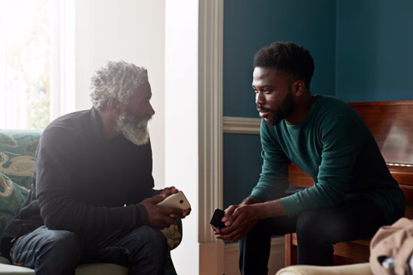 Father speaks truth in love to son about hard life issues