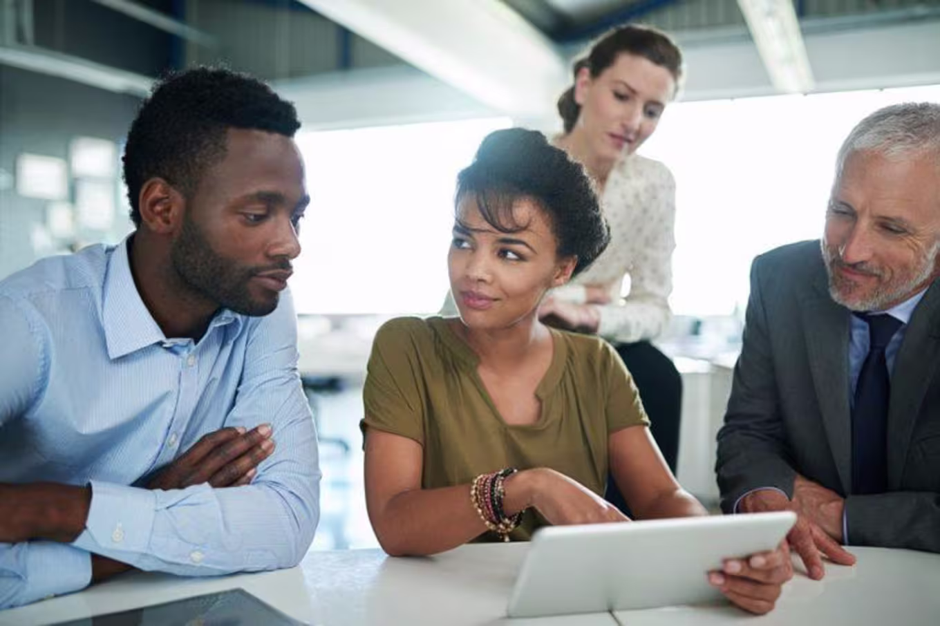 Young adults meet to review