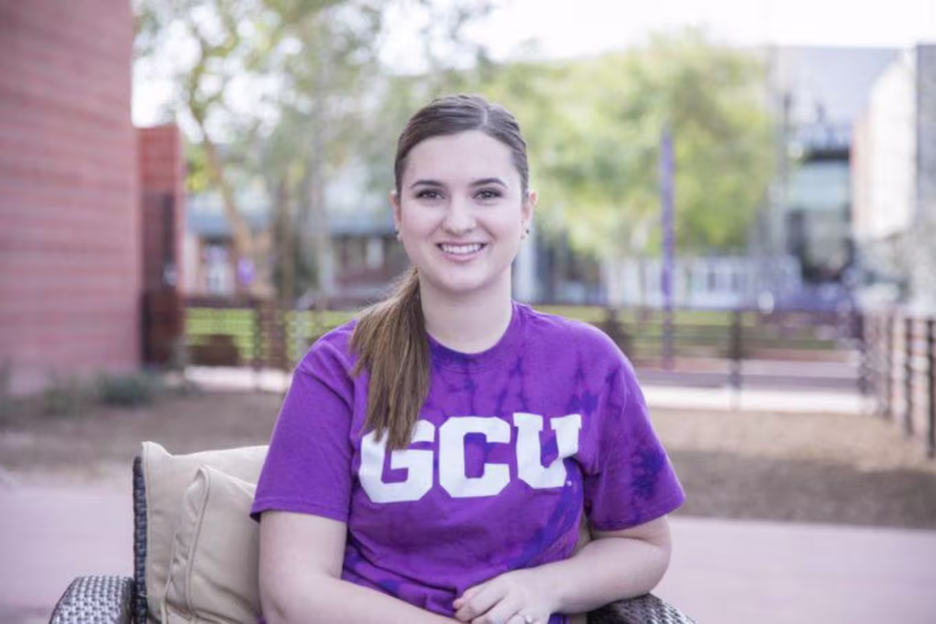 Bethany Egeler on campus