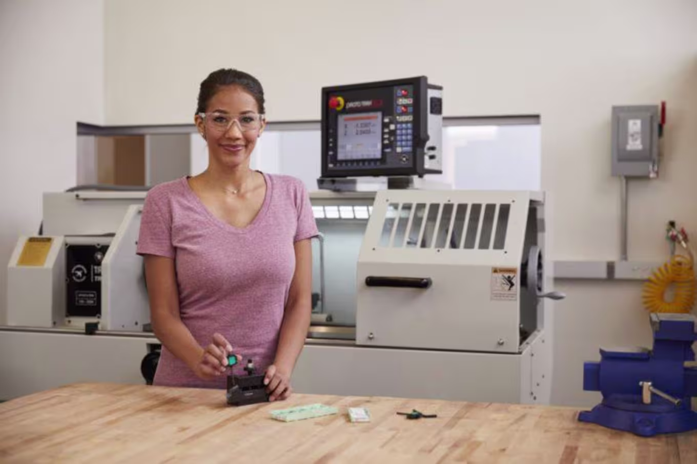 engineering student smiling