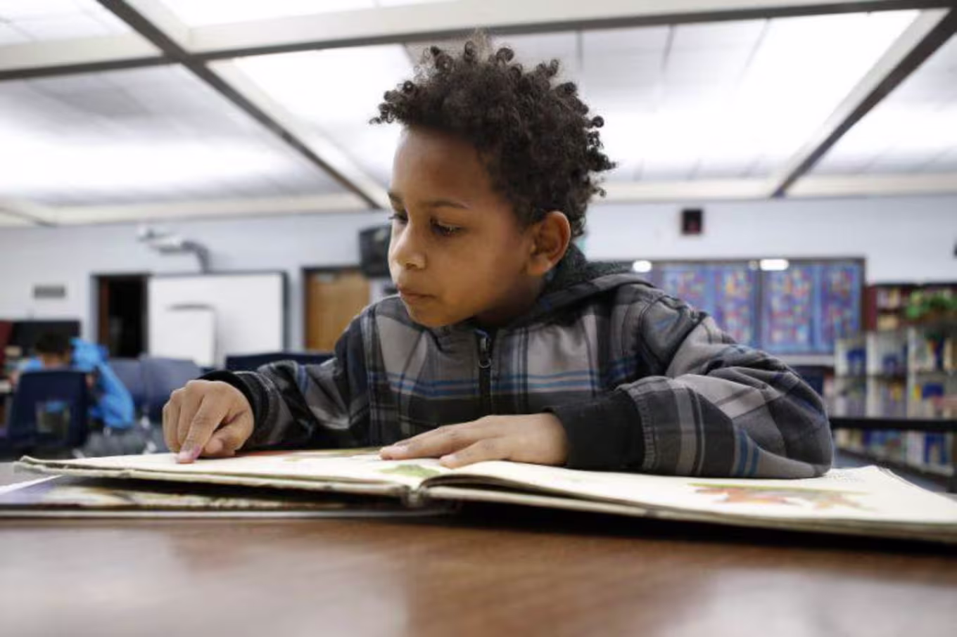 child reading