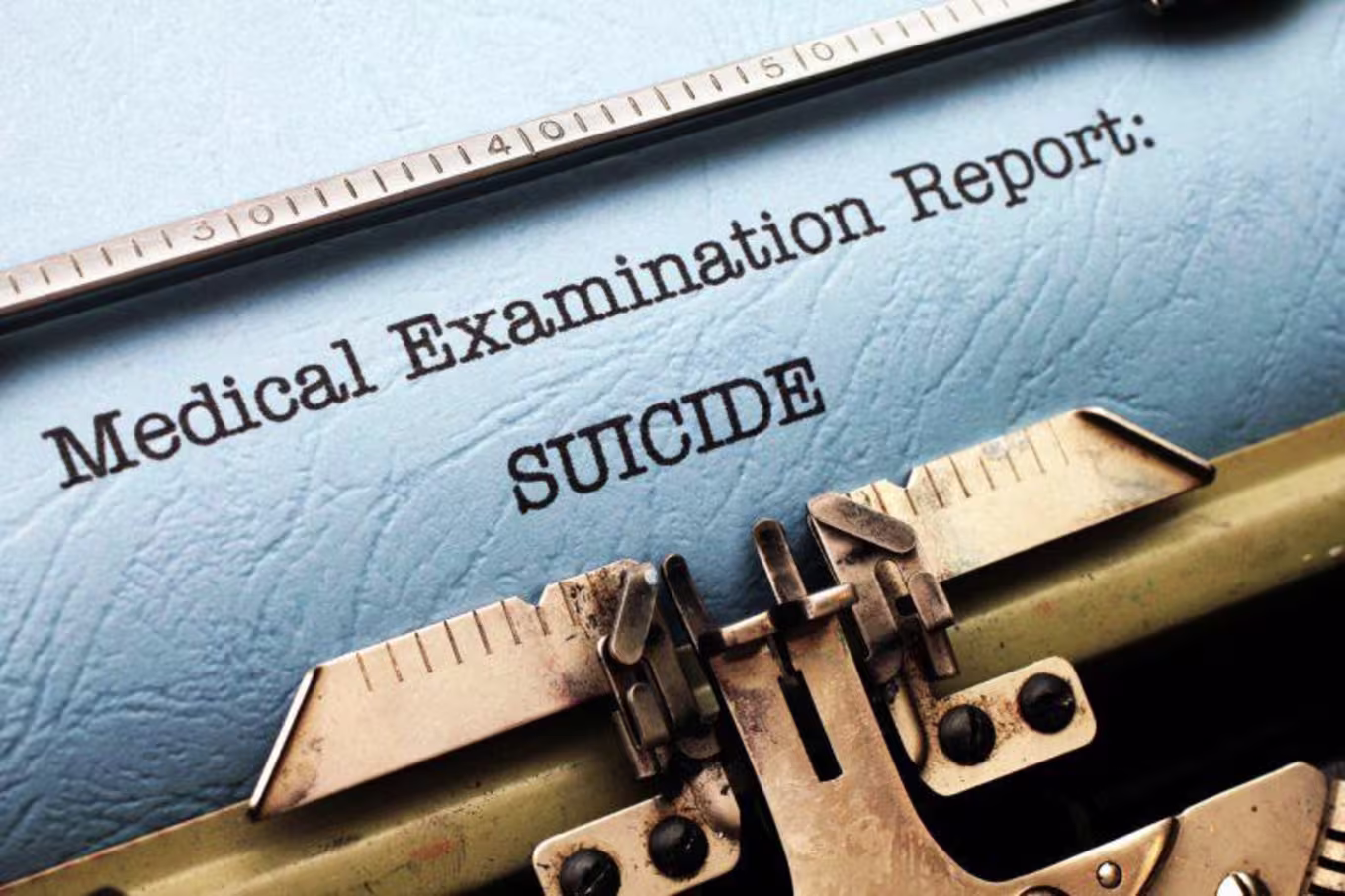 suicide examination report