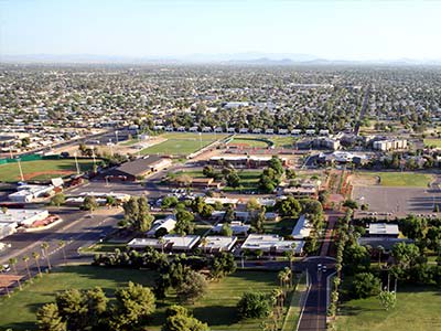 GCU campus in the 90s