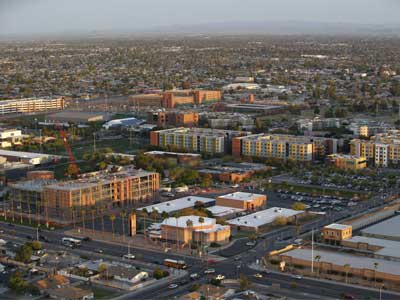 GCU's campus in 2018