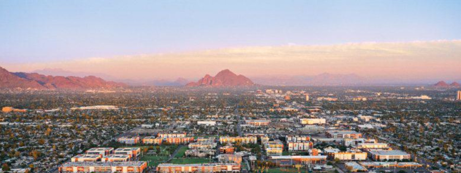 GCU's campus from above