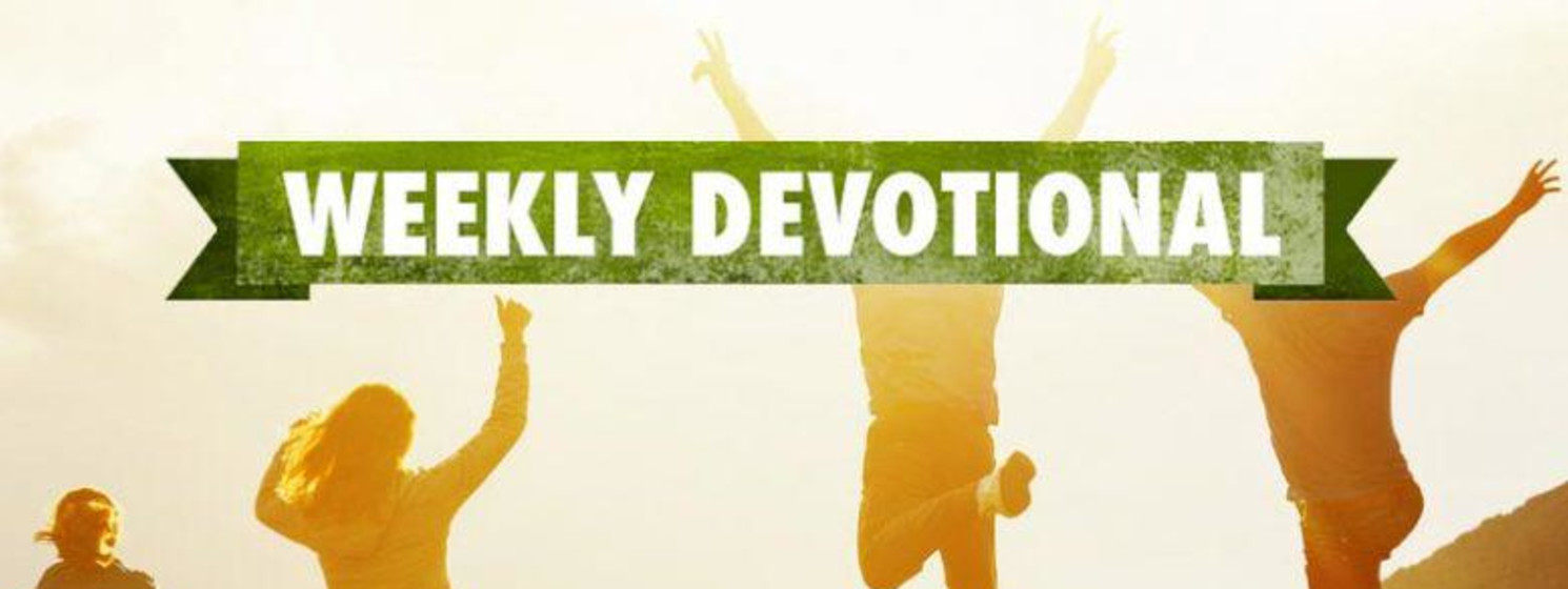Weekly Devotional: People jumping on a hill
