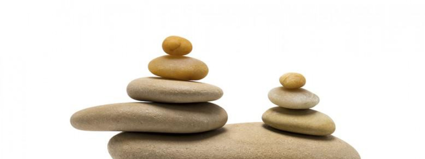 Stones stacked on top of each other