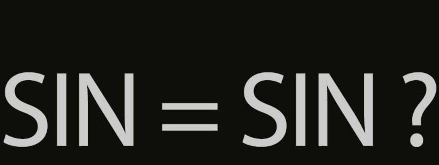 sin equals sin