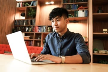 Student exploring career options