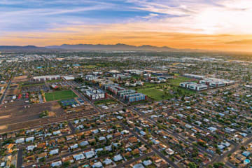 Grand Canyon University's campus from above