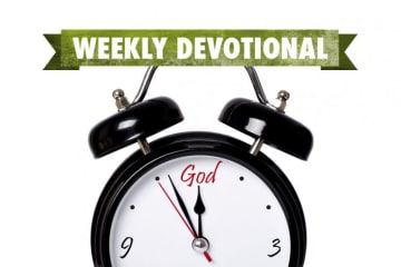 A clock with "God" in place of 12 o'clock