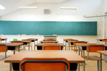 empty classroom