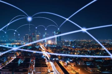 tech lights shooting across the world