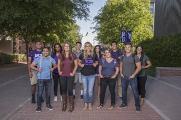 group of students smiling