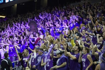 GCU student section during a basketball game