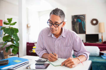 Accountant working from home