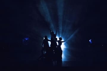 Dancers performing on stage