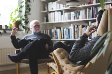 psychology working with his patient during an in-person session