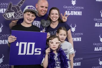 family smiling