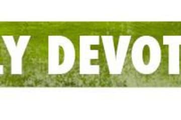 Green weekly devotional banner