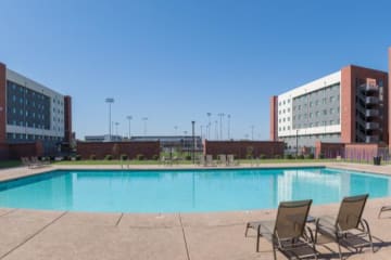 GCU pool and dorms