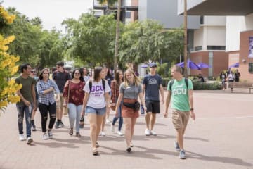 Grand Canyon University students