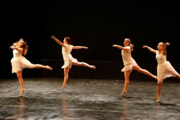 Dancers performing on stage