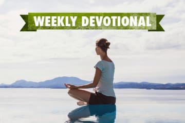 Weekly Devotional: Woman meditating