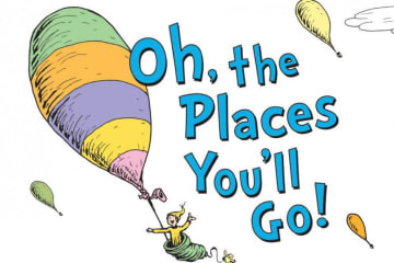 oh the places you'll go book