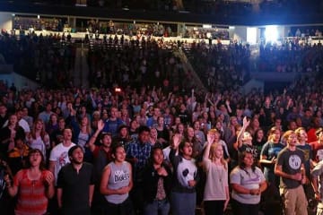 GCU chapel filled with students